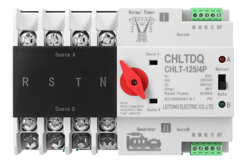 Selector De Potencia Compacto Dual Con Transferencia Automát