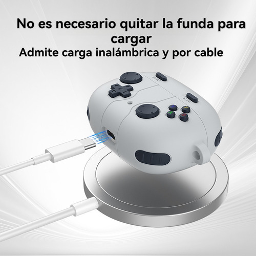 USDILU Funda Case Para Jbl Vibe Beam / Wave 200tws Uso Rudo Protector + Limpiador Juegos Carcasa Diseño Con Llavero Color Gris Oscuro