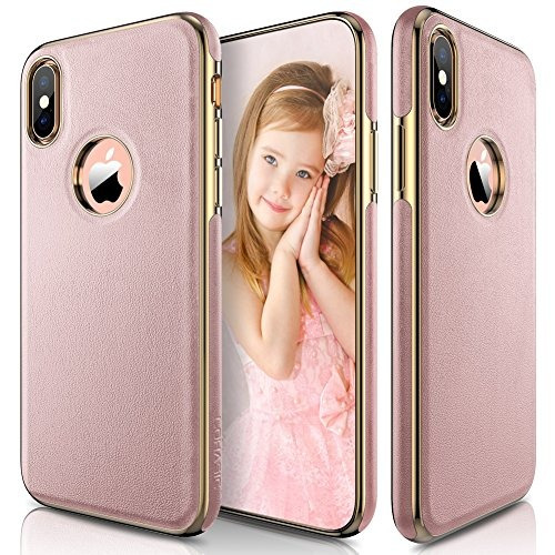 Funda Para iPhone X, Lohasic [cuero Premium] Slim & Thin Lux