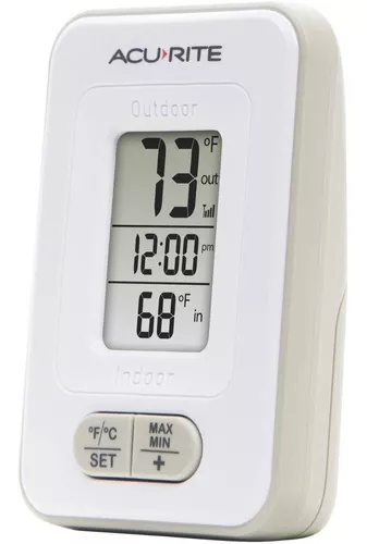 Termometro Digital Casa Hogar Negocio Indoor/outdoor Reloj