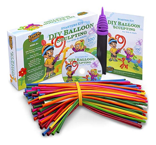 Aprende - Climb Diy Balloon Animal Kit Para Principiantes, C