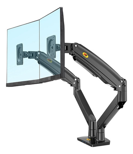 Soporte Para Doble Monitor Extra Grande De Hasta 12kg C/u