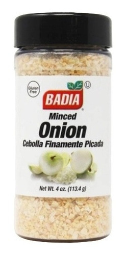 Cebolla Finamente Picada 113.4g. Badia. - Gluten Free.