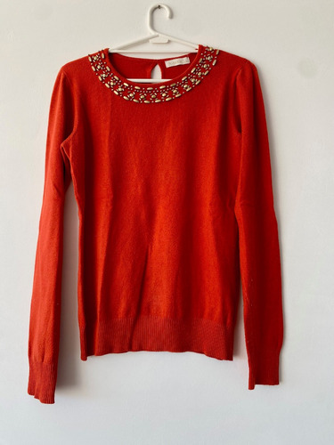 Oferta Sweater Piedras Apliques Mujer