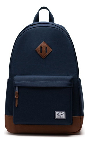 Mochila Herschel Supply Co. Heritage Backpack 24l Color Azul Oscuro Diseño De La Tela Azul Y Marron