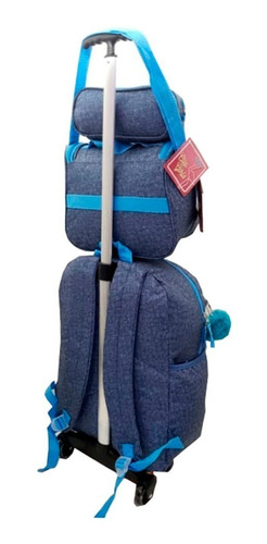 Imagem 2 de 7 de Mochila Escolar Menina Lancheira Estojo Unicórnio I Believe
