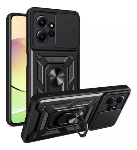 Funda Con Anillo Soporte Antigolpe Para Moto Edge 40 Pro