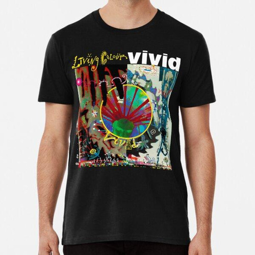 Remera Álbum Vívido De La Leyenda De La Banda De Rock Living