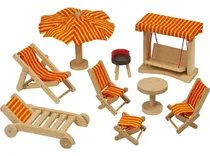 Comprar Casas Para Muñecas Y Muñecos, Muebles De Jardín Miniatura