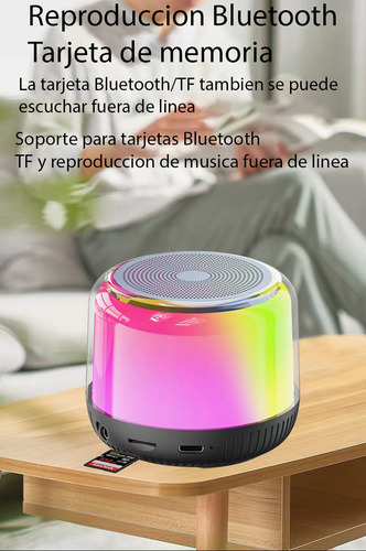 Altavoz Bluetooth Bocina Inalámbrico Carga Inalámbrica