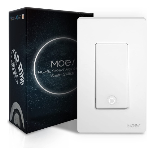 Moesgo Interruptor De Luz Inteligente Wifi De 2ª Generacion,