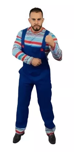 Fantasia Chucky Boneco Assassino Halloween Masculino Adulto