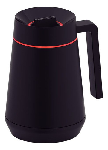 Garrafa Térmica Tramontina Aço Inox 300ml Chá Café Exata Cor Preto