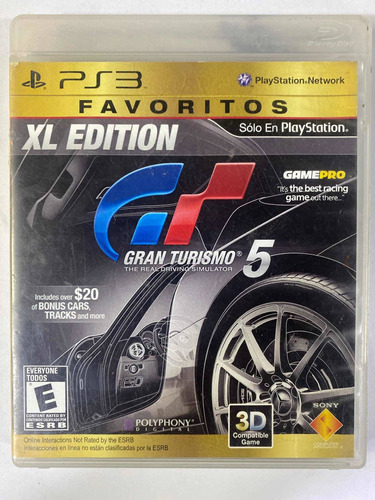 Gran Turismo 5 Xl Edition Ps3 Usado Fis Orangegame Castelar