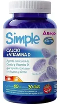 Comprar Bagó Simple Calcio Vitamina D Suplemento X 60 Gomitas