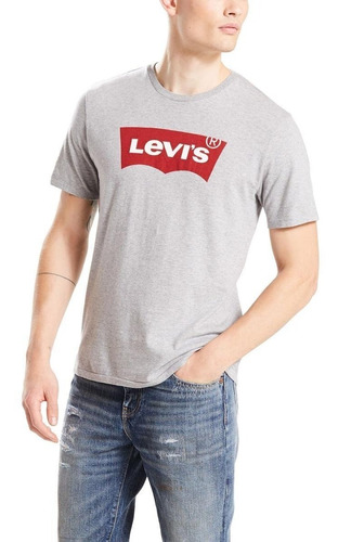 Camiseta Camisa Levi`s Cinza Masculina