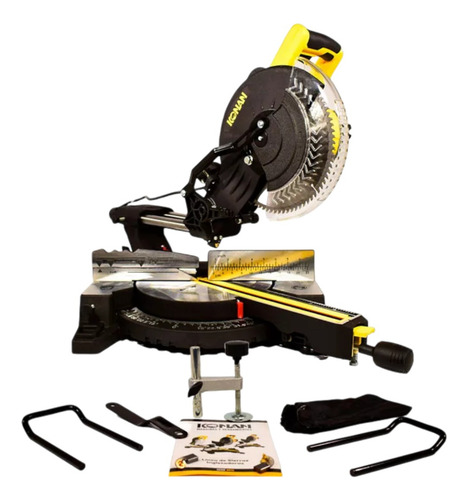 Sierra Ingletadora 255mm 1800w Telescópica Konan Taller