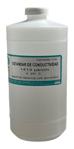 Estandar De Conductividad 500s/cm 1 Litro