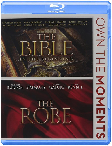 Blu-ray The Bible / La Biblia + The Robe / El Manto Sagrado