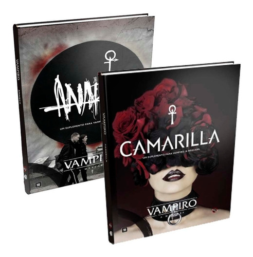 Vampiro A Mascara Camarilla + Anarch Jogo De Rpg Galapagos