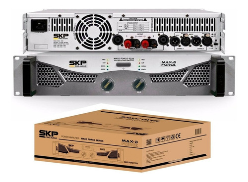 Amplificador Potencia Dig Skp Maxd Force 7220 7200w