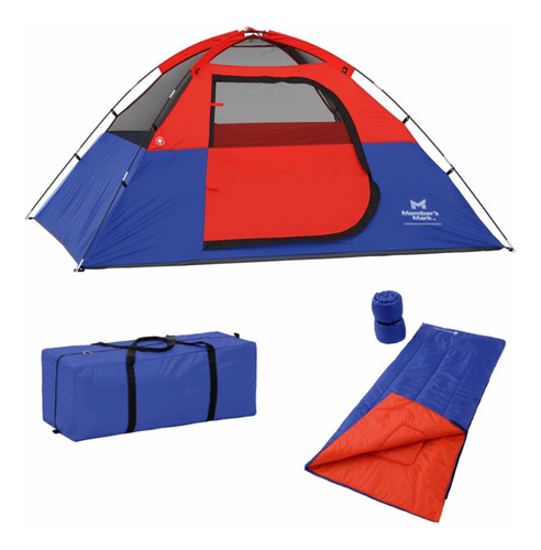 Casa De Acampar Combo 8 Pzs (sillas, Bolsa De Dormir, Manta)