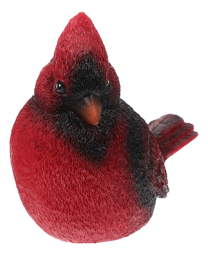 Adornos Artificiales De Pájaros Rojos Para Escritorio