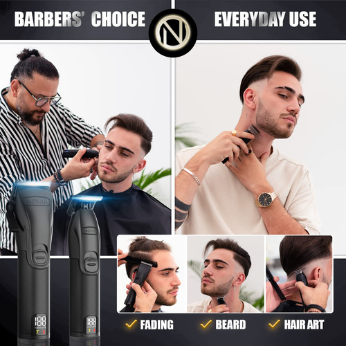 Kit De Corte De Pelo Profesional Y Recortadora Para Hombres