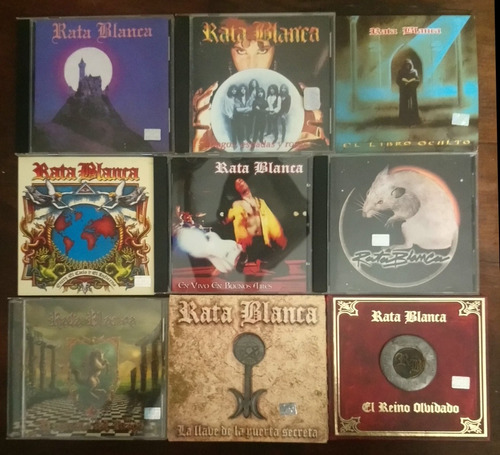 Rata Blanca Discografía Lote X 9 Cds Heavy Metal Barilari 