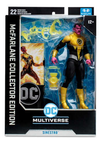 Dc Mcfarlane Collector Sinestro Corps War Sellado