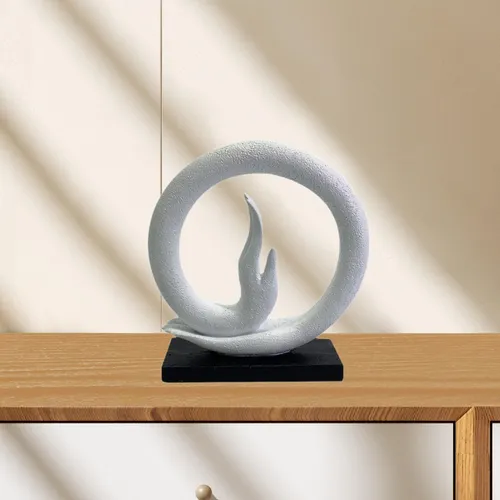 Estatua De Manos Abstractas De La Escultura Moderna