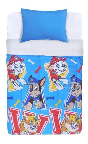 Plumon Sherpa Infantil Paw Patrol Plaza Y Media 1.5p