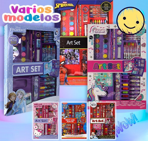 Imagen 7 de 10 de Set De Arte Dibujo Para Niños Magia Creativo Infantil Chico