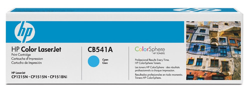 Toner Hp Cp1215 Cp1515 Cb541a 125a Cyan Ciano Original 1215