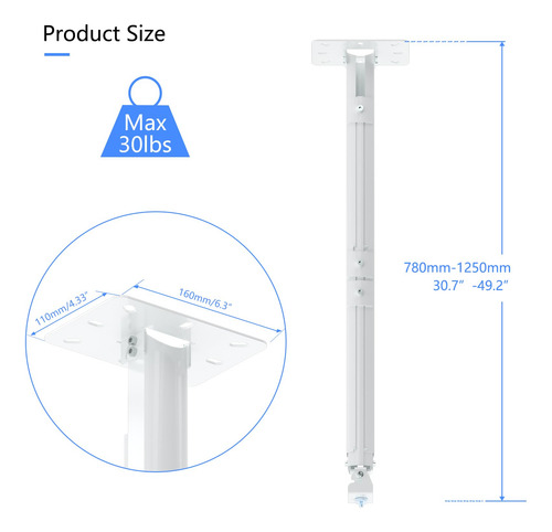 Soporte De Techo/pared Para Miniproyector Suptek Pr05lminiw