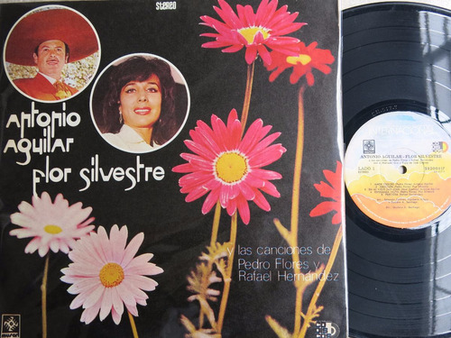 Vinyl Vinilo Lp Acetato Antonio Aguilar Y Flor Silvestre