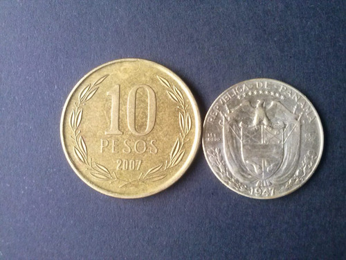 Moneda Panamá 1 Décimo De Balboa Plata 1947 (c4)