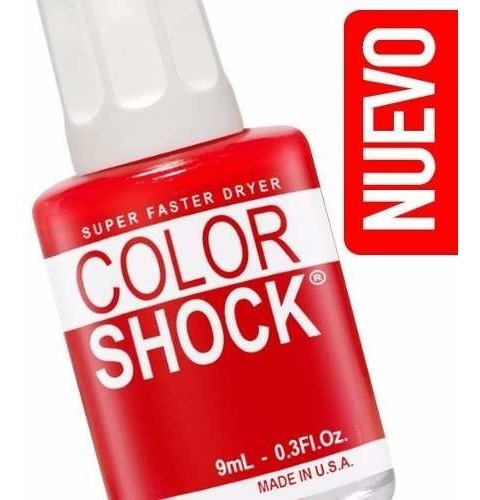 Esmalte Para Uñas Color Shock Rojo Nice