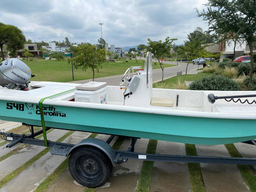 Lancha North Carolina S48 - J16 Con Motor Honda 20 Hp 4t