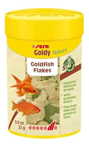 Alimento comida para peces agua fría Sera Goldy Nature 22gr