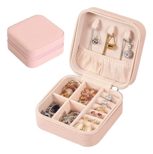 1 Pcs Caja De Joyero Pequeño Organizador De Joyas