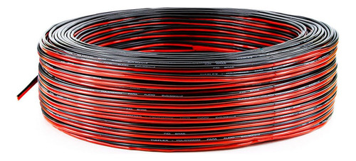 Cabo Polarizado Para Áudio 2x1,00 - Vermelho 1 Mt