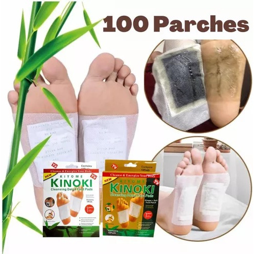 100 Parches Desintoxicantes Para Pies Kinoki