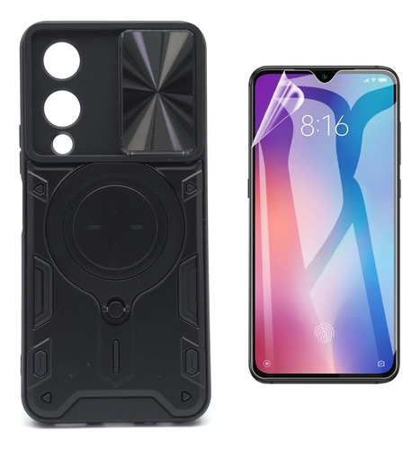 Funda + Mica Vivo Y17s Protector Case Uso Rudo Reforzado