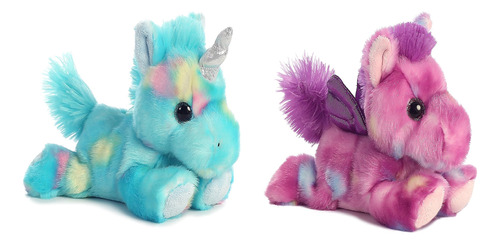 Aurora Paquete De 2 Animales De Peluche Unicornio