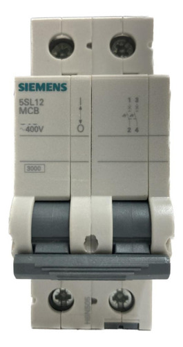 5sl1225-7mb - Disjuntor 2p 25a 230/400v Curva C - Siemens