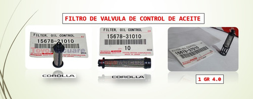 Filtro De Válvula De Control De Aceite Corolla Hilux Kavak 