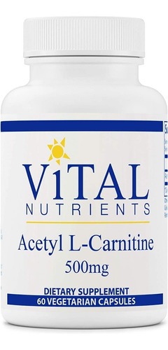 Carnitina 60 Cap Vital Nutrient - Unidad a $6498