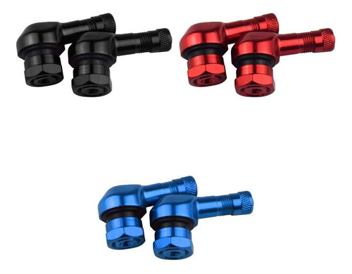 6 Piezas Cnc Moto Scooter 11,3 Mm Válvula De Vástago De