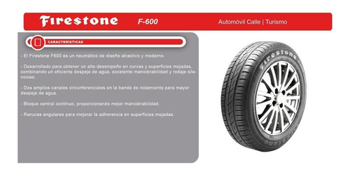 Neumático Firestone 185/70 R14 88t F-600 Ar